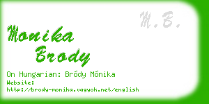 monika brody business card